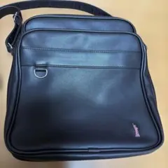 イーストボーイ 合皮 ショルダーバッグ スクールバッグ チョコレート ブラウン