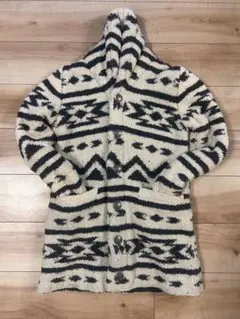 bayflow/ネイティブ柄カウチンニットサイズ2 美品