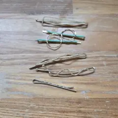 ゴールドヘアピンセット