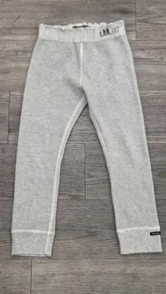 S18 デニムダンガリー レギンス スパッツ スウェットパンツ グレー 120