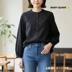 美品✨マリークワント 定価¥15,950 カットワーク デイジーミドル ブラウス