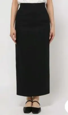 LOWRYS FARM ブラックタイトスカート