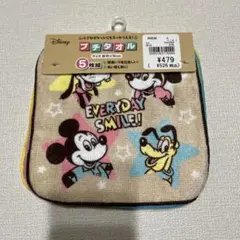 Disney ミッキー タオル 5枚組