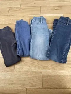 ユニクロ　レギンス　ジーンズ　4本セット