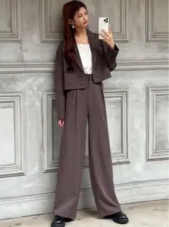 グレイル　セットアップ　フォーマル　ブラウン　ジャケット