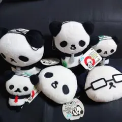 平成レトロ おじぱん おじさんなパンダ ぬいぐるみ リール付きフェイスポーチ 平成レトロ おじぱん おじさんなパンダ ぬいぐるみ リール付きフェイス