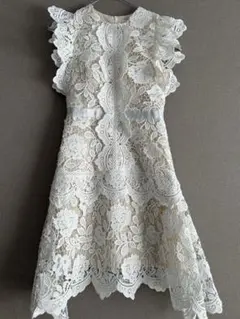 エルケイ　総レース　Aラインドレス