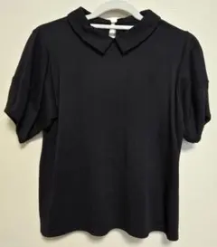 pom ponette AMI ポンポネットアミ　黒　ポロシャツ 半袖　160