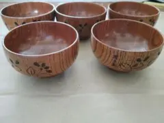 【匿名発送】　桂由美　 木製椀　 汁椀 　味噌汁椀　 和食器　お椀　食器　椀のサムネイル