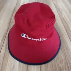 Champion チャンピオン バケットハット 赤 レッド ロゴ刺繍 59cmのサムネイル