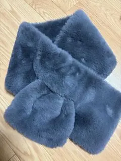 グレー ファー マフラー フリーサイズ