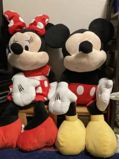 ミッキー　ミニー　巨大　big ぬいぐるみ ビッグセット