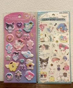 ジュエルマシュマロステッカー フラッフィースケッチステッカー クロミ シナモン