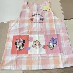 新品 タグ付き ディズニー ミニー エプロン　ポリエステル 保育士 3L〜4L