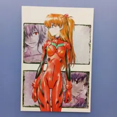 惣流・アスカ・ラングレー　ポストカード　新世紀エヴァンゲリオン　貞本義行