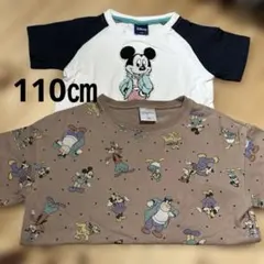 ミッキーTシャツ　110㎝　２点セット