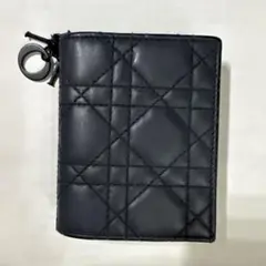 序盤モデル LADY DIOR ミニ財布 ウルトラマット 黒