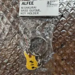 THE ALFEE 桜井賢 ギターキーホルダー 4点セット THE ALFEE アルフィー 桜井賢 ベースキーホルダー ギターキーホルダー