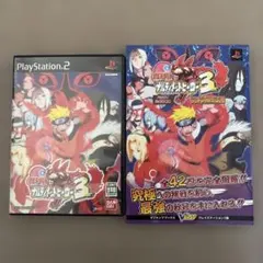 NARUTO -ナルト- ナルティメットヒーロー3 ソフト　攻略本　セット