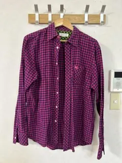 TOMMY チェック柄 長袖シャツ Lサイズ