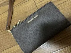 MICHAEL KORS ブラウン 長財布
