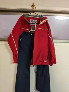 女性用スキーウェア 赤/ネイビー 　ジャンク品