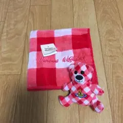 くまぬいぐるみ付きタオルハンカチ 新品未使用【ヴィヴィアンウエストウッド】のサムネイル