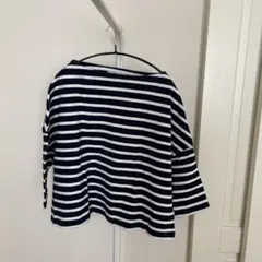 お値下げ！【ナノユニバース】ボーダーワイドドロップトップス 長袖