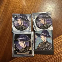 ツイステ　ジェイド　ブルームバースデー　缶バッジ　ぱしゃこれ　４点セット