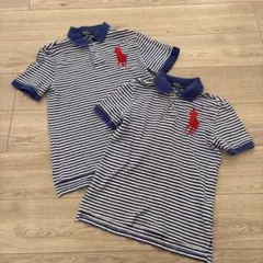 ポロ　ラルフローレン　ポロシャツ 2枚セット 兄弟　お揃い