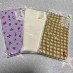 ユニクロ　レギンス　３セット　リブ