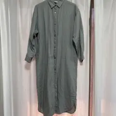 URBAN RESEARCH グレー シャツワンピース