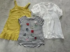 夏物　100サイズ　bebe h&m しまむら　３点セットのサムネイル