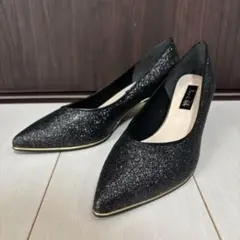 【完売品レア希少】ラウナレア Launa lea 7cm パンプス　24のサムネイル