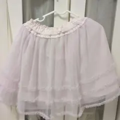 み*☆様 メゾピアノ ピンク フリル チュール スカート140 春