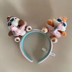 ディズニー　チップとデールの浮き輪カチューシャ スイスイサマー