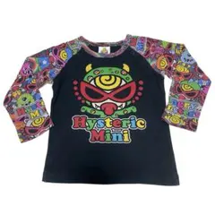 美品♡Hysteric Mini ヒスミニ♡長袖カットソーロンT ミニラ総柄90