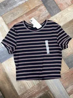 GU ジーユー　新品未使用　ボーダー　トップス　Tシャツ　Sサイズ