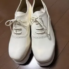 新品未使用ICBホワイトレースアップシューズ箱付きサイズ37 | Mercari
