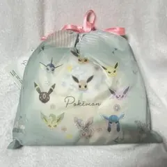 ポケモン 巾着付き ブランケット イーブイ ブイズ