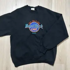 ハードロックカフェ HardRockCafe スウェット トレーナー 黒 L