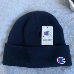 Champion ブラック ニット帽