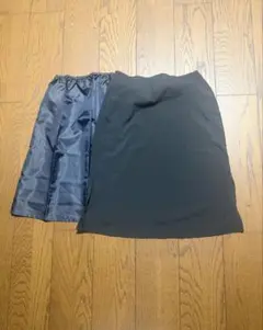 UNIQLOペチコート　他　黒2枚