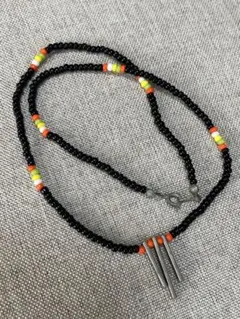 PUNK SHOP DEAD END 購入　ネックレス 黒 ビーズ　デッドエンド