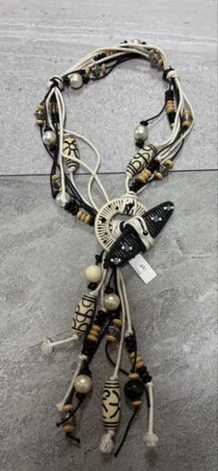 美品　アフリカンスタイル ネックレス　③