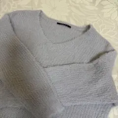 INGNI ライトグレー Vネックニット Mサイズ レディース 長袖 状態綺麗