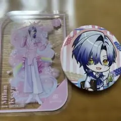 にじさんじトレーディング缶バッジとクリアカード【ミランケストレルさん】セット