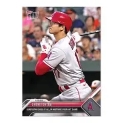 大谷翔平　MLB Topps now 先発&サイクルヒット王手