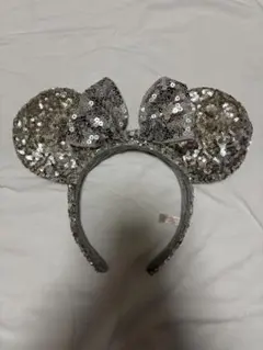 ディズニー ミニー カチューシャ シルバー