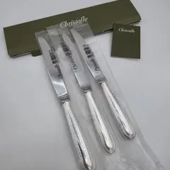 ☆仏蘭西銀器クリストフルシルバー　カトラリー4本セット　定番のアルビ クリストフル｜クリストフルシルバー カトラリー